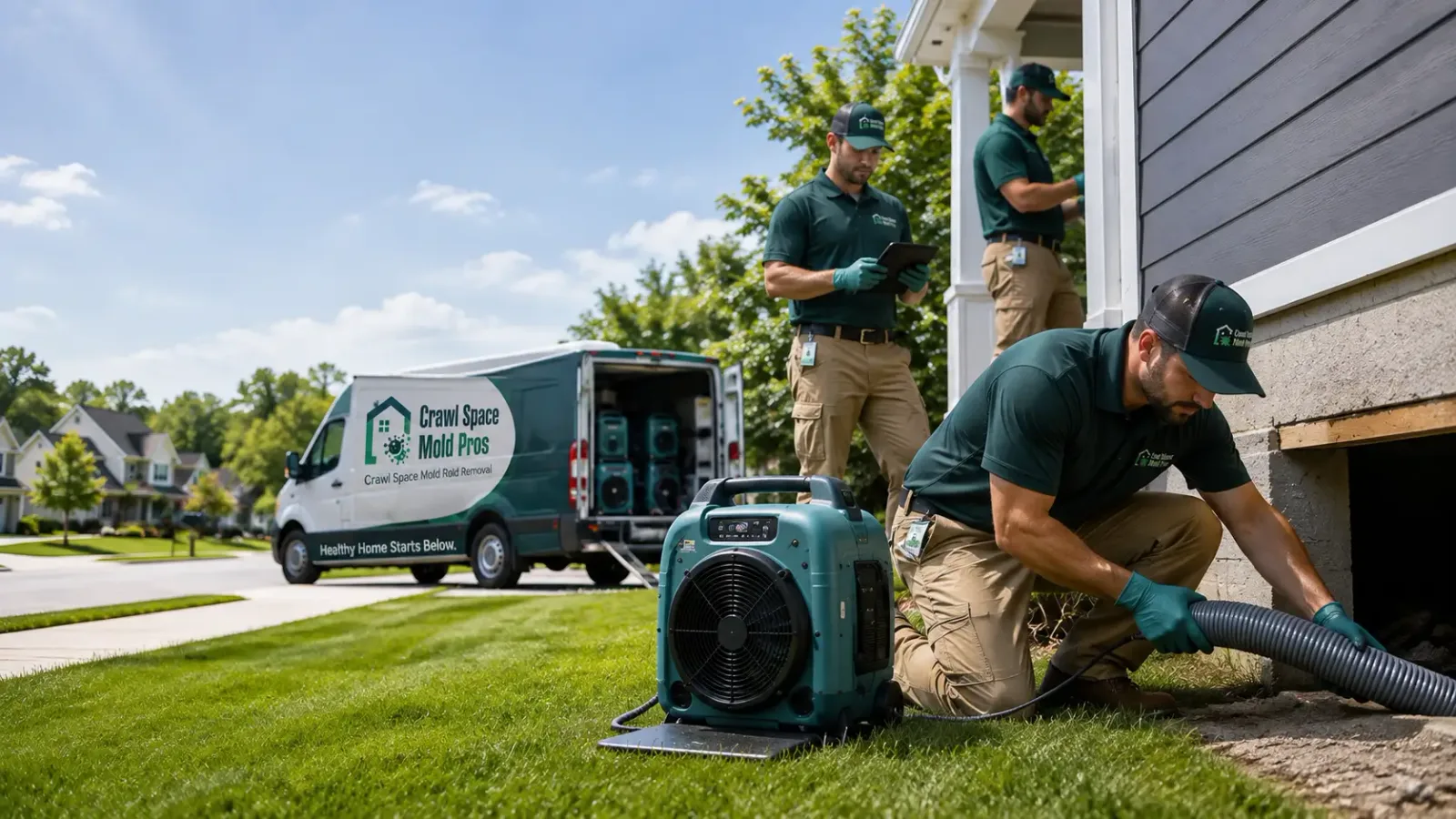 Crawl Space Mold Removal in Raymond, OH